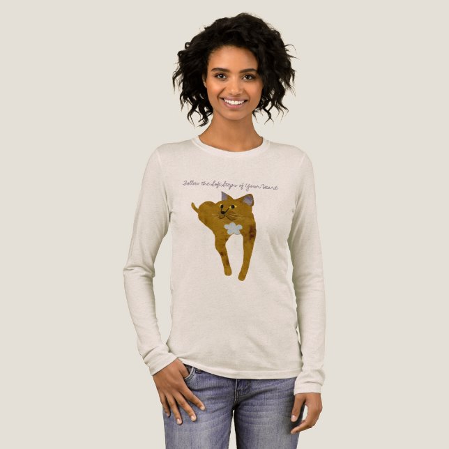 T-shirt En Tri-matière Fiona The Cat Meowgical  Tri-Blend Shirt (Recto complet)
