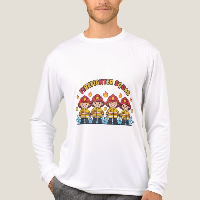 T-shirt En Tri-matière Firefighter Squad – Team Hero Tee (Recto)