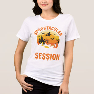 T-shirt En Tri-matière Fitness de séance de transpiration effrayante d'Ha