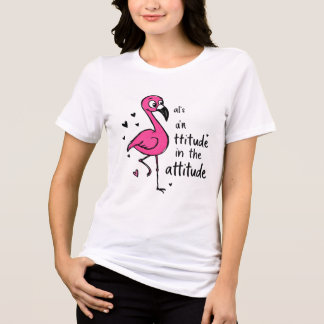 T-shirt En Tri-matière Flamant rose amusant - Art tropical vibrant pour N