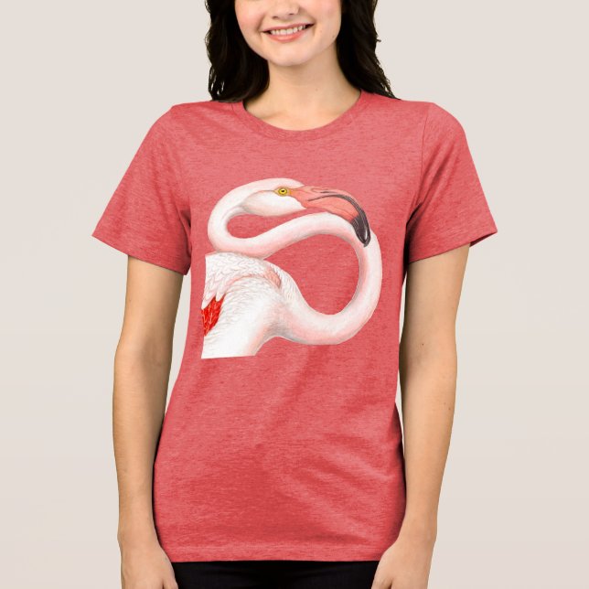 T-shirt En Tri-matière Flamant rose rose (Recto)