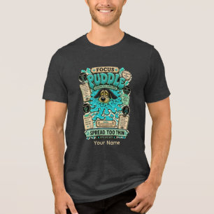 T-shirt En Tri-matière Flaque de concentration humour personnalisé drôle