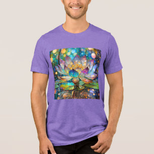 T-shirt En Tri-matière Fleur de lotus en fleurs illuminée