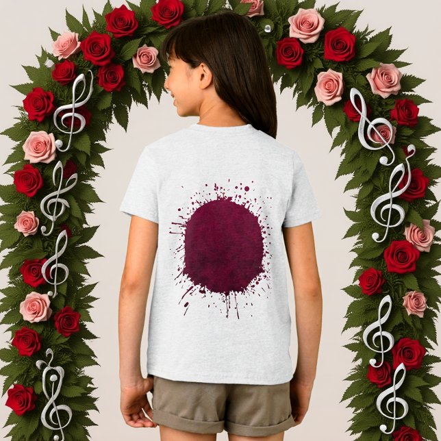 T-shirt En Tri-matière Fleur Écrasée (Créateur téléchargé)