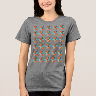 T-shirt En Tri-matière Fleur patchwork