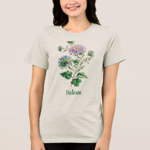 T-shirt En Tri-matière Fleur sauvage botanique vintage