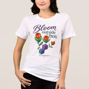 T-shirt En Tri-matière Fleurir hors des sentiers battus - Aucune limite