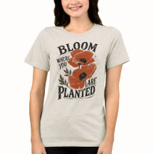Fleurissez là où vous êtes planté Floral Rétro