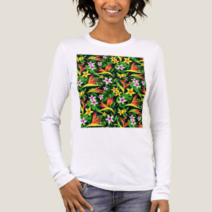 T-shirt En Tri-matière Fleurs Aquarelles Et Fruits Motif Floral-23768