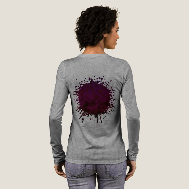 T-shirt En Tri-matière Floraison nocturne (Verso complet)
