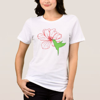 T-shirt En Tri-matière Floral Design