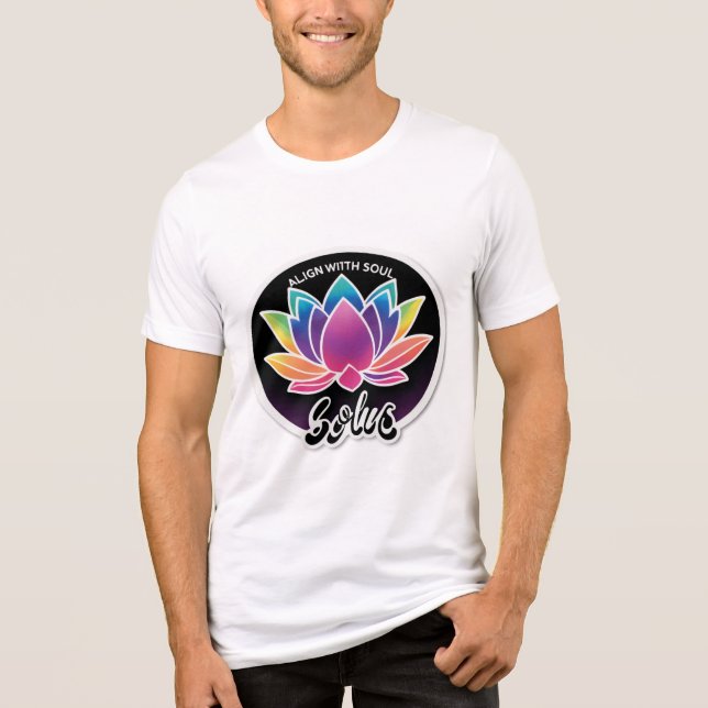 T-shirt En Tri-matière Flux d'énergie - Conception de flux dynamique (Recto)