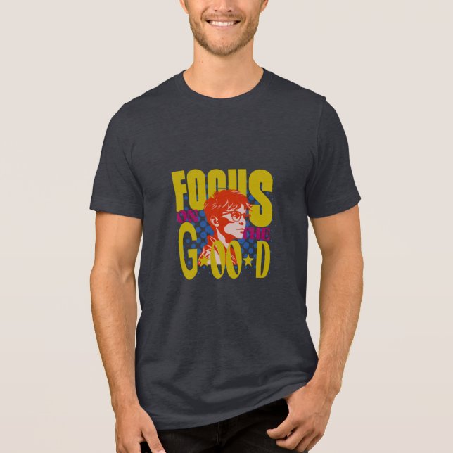 T-shirt En Tri-matière focus on the good (Recto)