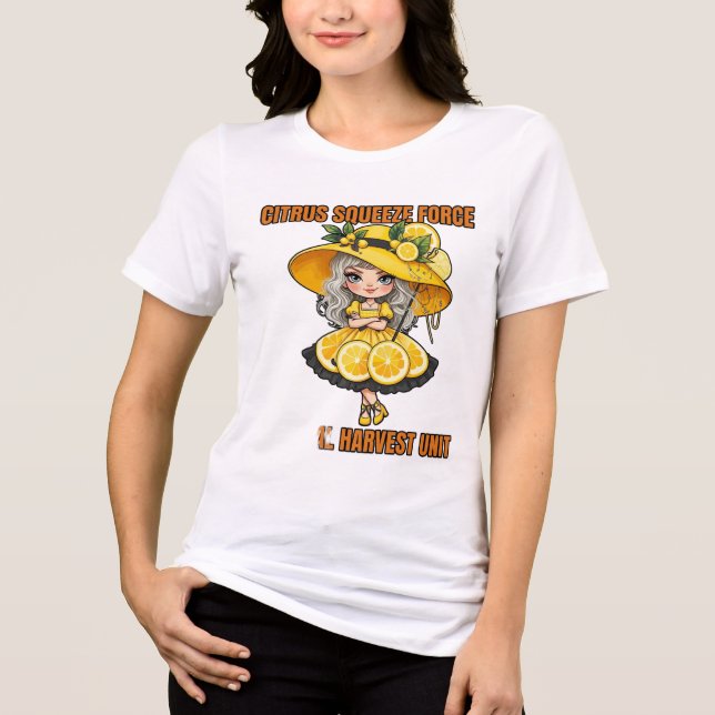 T-shirt En Tri-matière Force de pression de citrus ADOM (Recto)