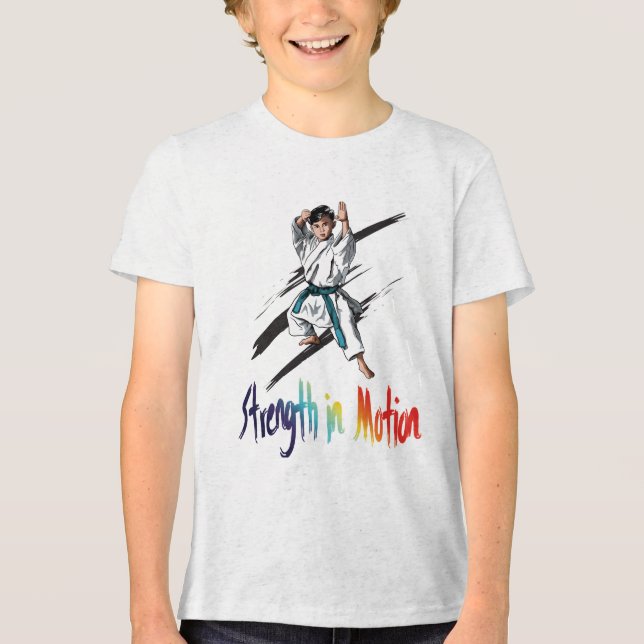 T-shirt En Tri-matière "Force dynamique dans chaque mouvement" (Recto)