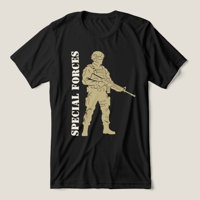 T-shirt En Tri-matière Forces spéciales - Opérateur militaire d'élite (Design Recto)