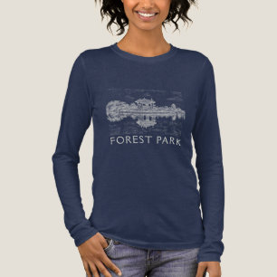 T-shirt En Tri-matière Forest Park Muny Pagode St. Louis MO Long-Sleeve