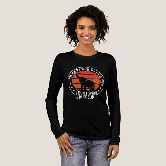 T-shirt En Tri-matière Fort comme un éléphant (Recto complet)
