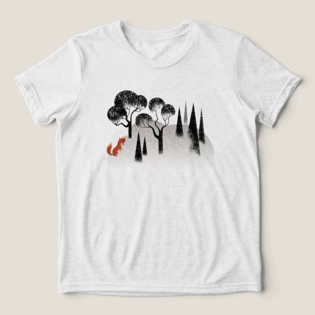 T-shirt En Tri-matière Fox and Woods Kid's (Design Recto)
