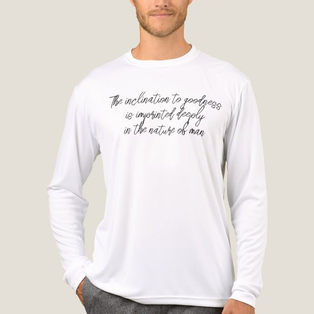 T-shirt En Tri-matière Francis Bacon philosophe anglais (Recto)