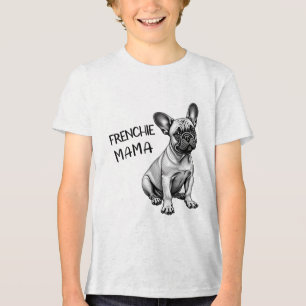 T-shirt En Tri-matière Frenchie Mama mignonne French Bulldog Chien Maman
