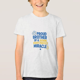 T-shirt En Tri-matière Frère fier d'un miracle absolument parfait