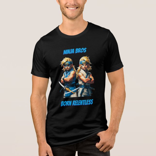 T-shirt En Tri-matière Frères Ninja Nés Implacables  (Recto)