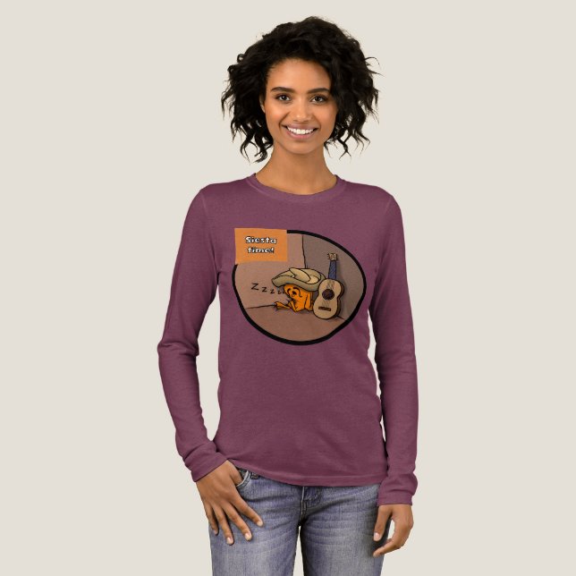 T-shirt En Tri-matière Frijole Frog Siesta Women's LS shirt (Recto complet)