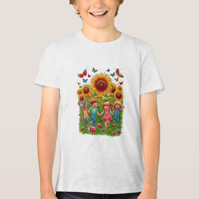 T-shirt En Tri-matière Frolic dans les champs (Recto)