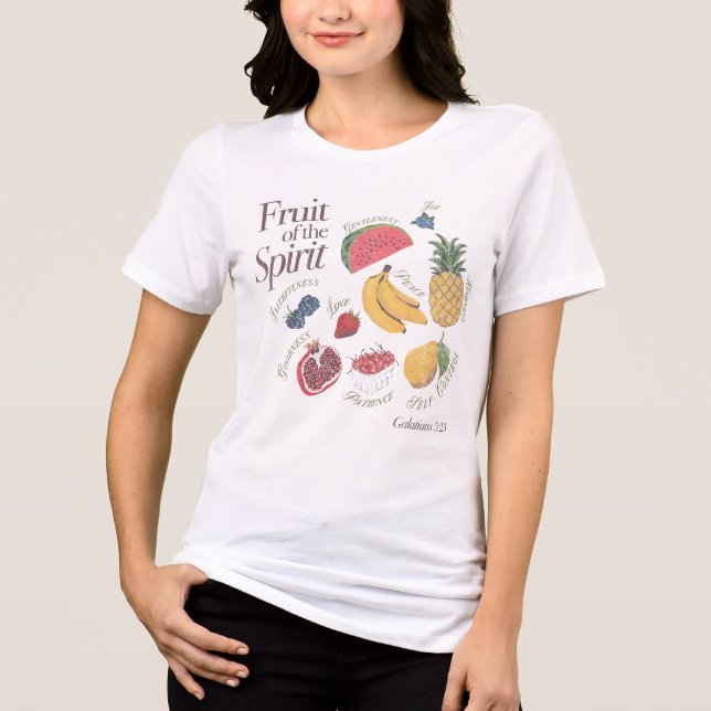 T-shirt En Tri-matière Fruit de l'Esprit Galates  (Recto)