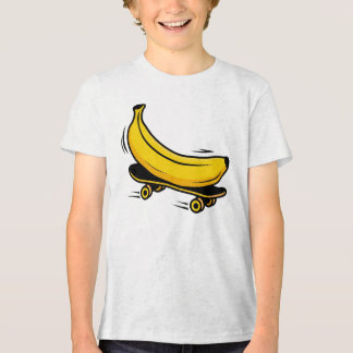 T-shirt En Tri-matière Funny Banana on Skateboard Graphic
