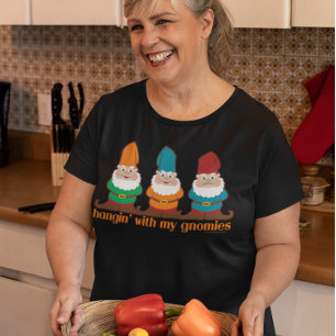 T-shirt En Tri-matière Funny Hangin With My Gnomies