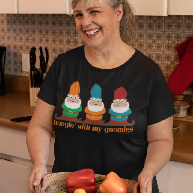 T-shirt En Tri-matière Funny Hangin With My Gnomies (Créateur téléchargé)