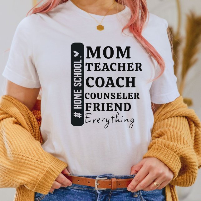 T-shirt En Tri-matière Funny Home School Mère's Day cadeaux (Créateur téléchargé)