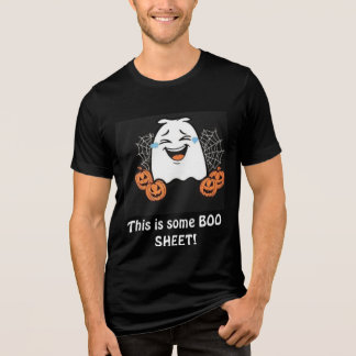 T-shirt En Tri-matière Funny T-shirt d'Halloween avec rire Fantôme