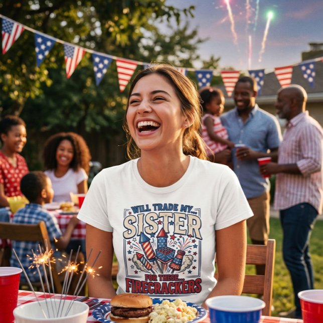 T-shirt En Tri-matière Fusées d'échange pour ma sœur (Créateur téléchargé)