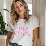 T-shirt En Tri-matière Futur Mme. | Mariée<br><div class="desc">Ce design à thème mariage présente un élégant texte "Future Mrs" en typographie rose. Conçu par Evco Studio www.zazzle.com/store/evcostudio #bride #mariage mrs #vêtements #vêtements #cadeaux #fiancée #fiançailles #marié #mariage #élégant #moderne #tendance #tendance #mode #mode #mode #design #design #designer #popularité #bestseller #bestseller</div>