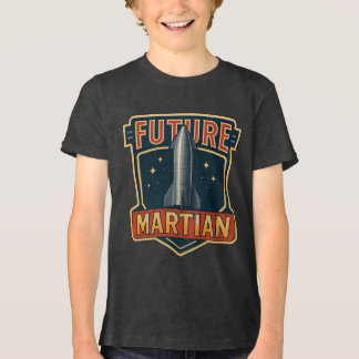 T-shirt En Tri-matière Futur T-shirt Noir Martien