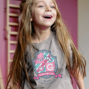 T-shirt En Tri-matière Gabriella nom signifiant licorne lettre princesse
