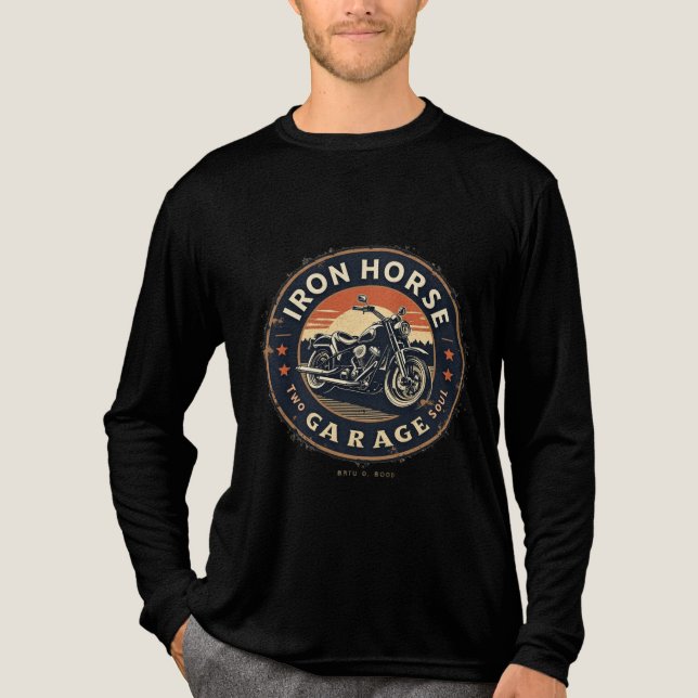 T-shirt En Tri-matière Garage Iron Horse (Recto)