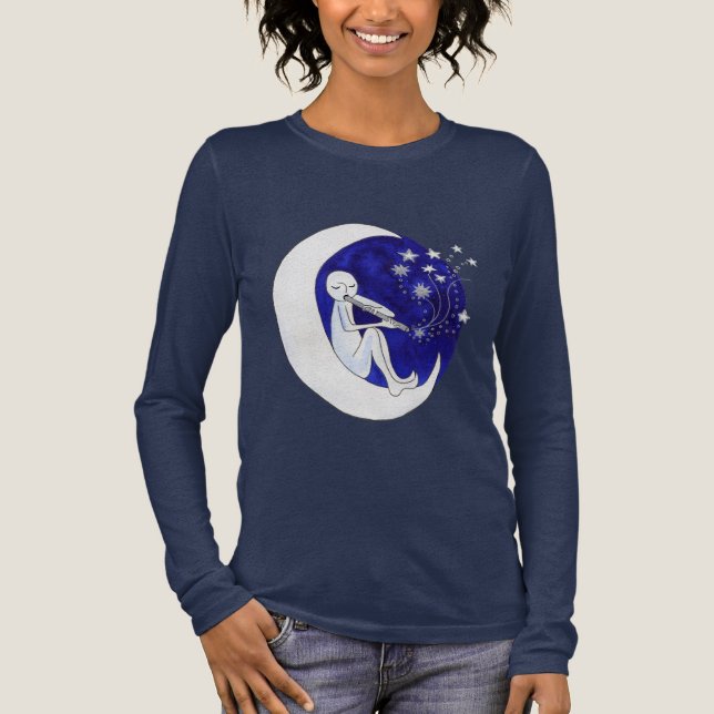T-shirt En Tri-matière Garçon dans la lune (Recto)