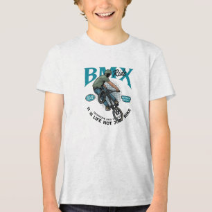 T-shirt En Tri-matière Garçon Tête Sur Vélo
