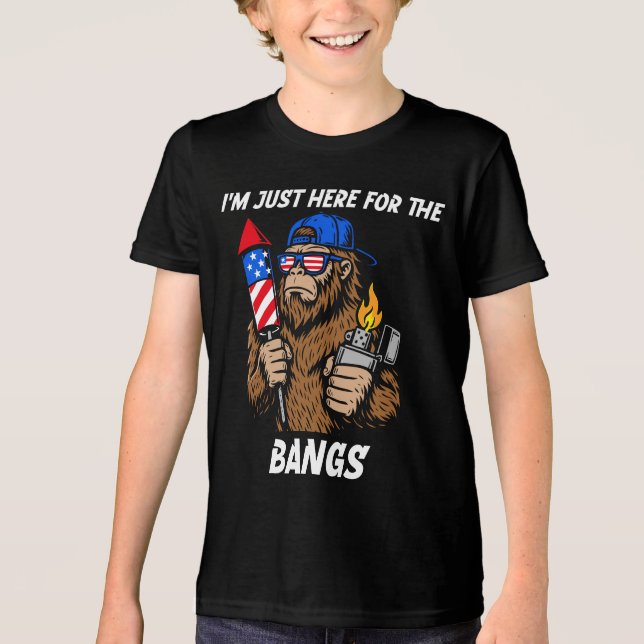 T-shirt En Tri-matière Garçons 250e anniversaire 4 juillet  (Recto)