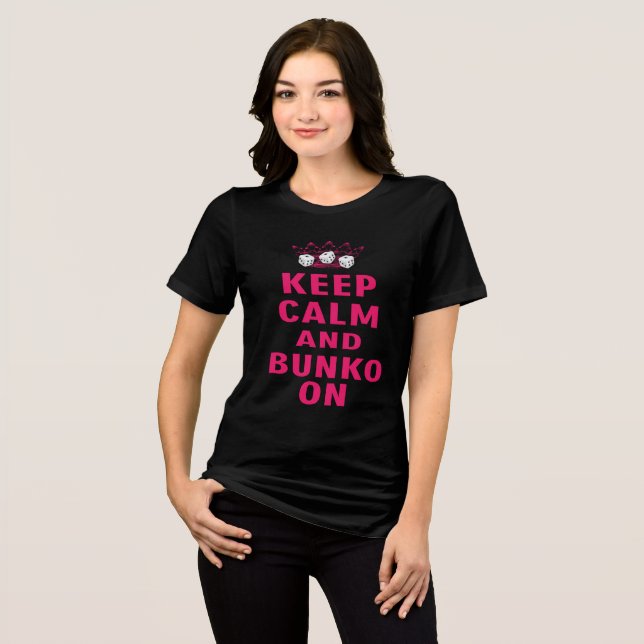 T-shirt En Tri-matière Gardez le calme Bunko (Recto plein)