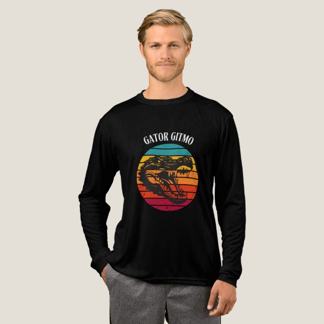 T-shirt En Tri-matière Gator crocodile (Recto complet)