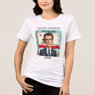 T-shirt En Tri-matière Gavin Newsom pour le Président 2028