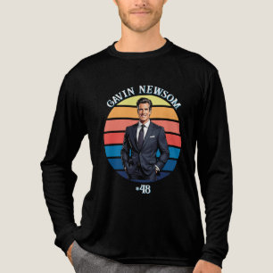 T-shirt En Tri-matière Gavin Newsom Vintage #48