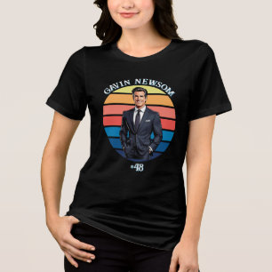 T-shirt En Tri-matière Gavin Newsom Vintage #48