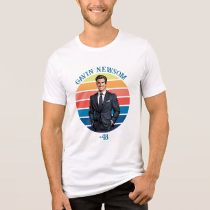 T-shirt En Tri-matière Gavin Newsom Vintage #48