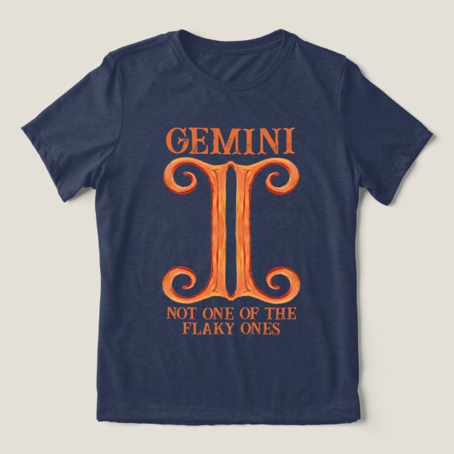 T-shirt En Tri-matière Gemini astrologie jumeaux signe de naissance zodia (Design Recto)